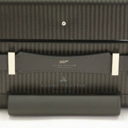 Globe-Trotter James Bond 007 limited editie carbon koffer detail